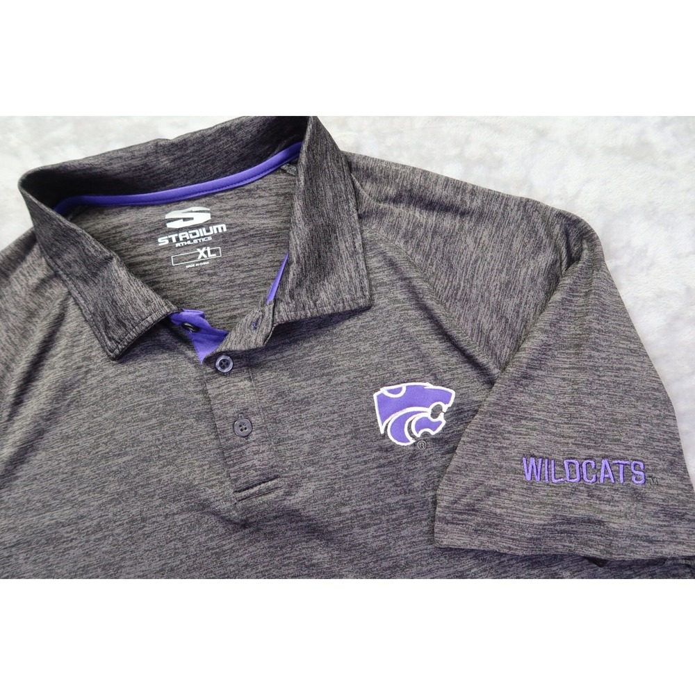 Kansas State Wildcats Golf‎ Polo Shirt Men's Size XL